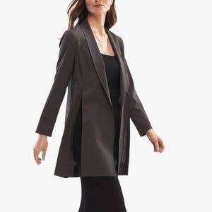 M.M.Lafleur Dietrich dark grey fig wool jacket